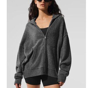 Alo- New Class Cashmere Full Zip Hoodie *NEW* w/tags